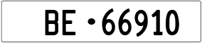 Truck License Plate